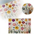 thumbnail image 1 of Hearth & Gear 3D Floral Print Doormat Set Modern Bath Rug And Entryway Carpet With High Absorbency Machine Washable Floor Mat For Bathroom Front Door Indoor D Throw Blankets for Couch Styles Blanket, 1 of 4