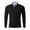 Black, variant on BXINGOHAI Men's Quarter Zip Pullover Long Sleeve Golf Shirts for Men Thermal 1/4 Half Zip Sweatshirts Black L