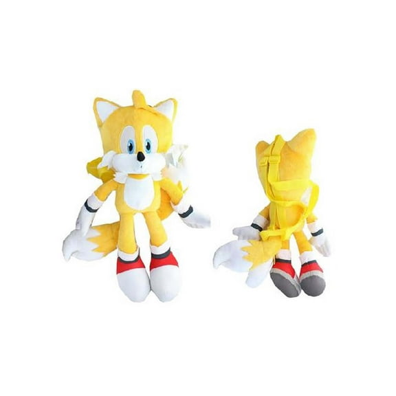 Accessory Innovations 18 Inch Sonic Yellow Tails Plush Backpack