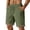 Army Green@GC@, variant on CONZONE Mens Casual Linen Shorts Elastic Waist Drawstring Summer Shorts for Men Hawaii Graphic Y2K Lightweight Loose Fit Vacation Beach Shorts With Pockets