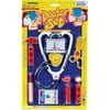 kids 8 piece toy doctor play set on blister card