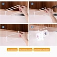 thumbnail image 7 of Paper Towel Holder - Amerteer Under Cabinet Paper Roll Holder Rack, Towel Hanging, White, without Drilling, Kitchen, Bathroom, 7 of 7