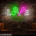 thumbnail image 3 of Glowneon Tennis Love Valentine's Day Led Sign, Tennis Club Wall Decor, 3 of 5
