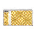 thumbnail image 2 of JIALIOU Nylon Trifold Card Wallet with ID Window Zipper Pocket for Men Women Teen Grid Lines, 2 of 7