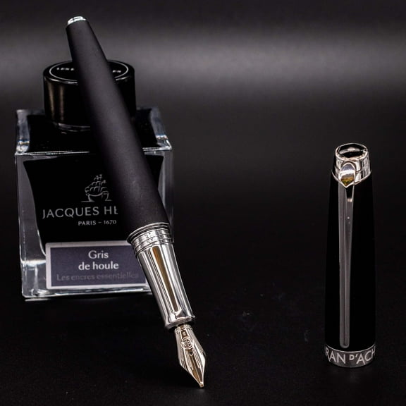 Caran D'Ache Leman V2 Fountain Pen - Matte Black