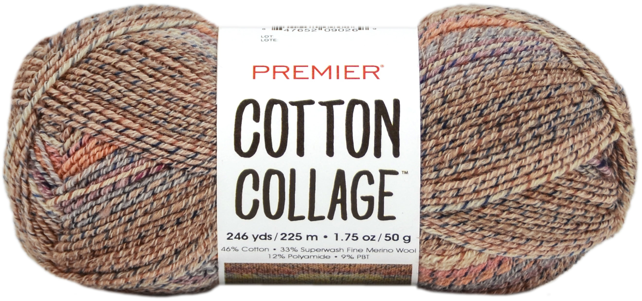 Premier Yarns Cotton Collage YarnBrown Multi Walmart Canada