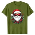 thumbnail image 2 of Tops para hombre, blusas y camisas de manga corta con cuello redondo para hombre, camiseta informal con cuello redondo y estampado para hombre, blusa de manga corta, blusa de poliéster para hombre, 2 of 4