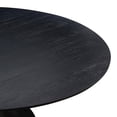 thumbnail image 3 of Gevra Black Acacia & Faux Plaster Dining Table, 3 of 7