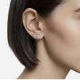 thumbnail image 4 of Pendientes Swarovski Stilla Attract con piedras transparentes talladas, 4 of 5