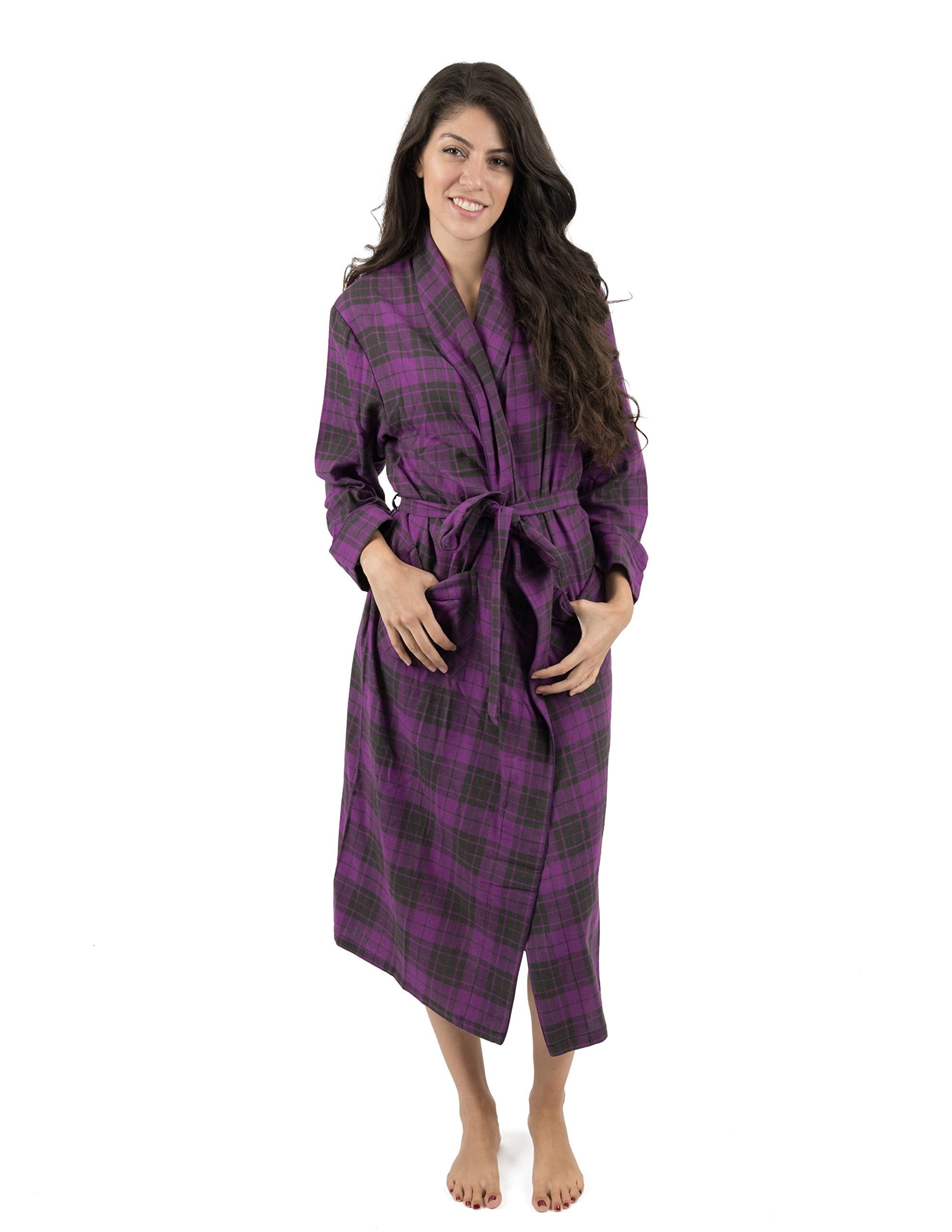 Leveret Leveret Womens Flannel Robe Christmas Robe (Size XSmallXX
