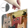 thumbnail image 3 of FMSHPON Rainbow Cartoon Cat Kitten Clipboard Hardboard Wood Nursing Clip Board and Pull for Standard A4 Letter 13x9 inches, 3 of 4