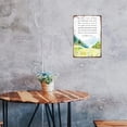 thumbnail image 3 of His Mercies Are New Every Morning Lamentations 3 21 23 Bible Verse Wall Art Metal Signs Scripture Wall Art Man Cave Christian Wall Art Poster Decorations for Bedroom (8x12 in), 3 of 5