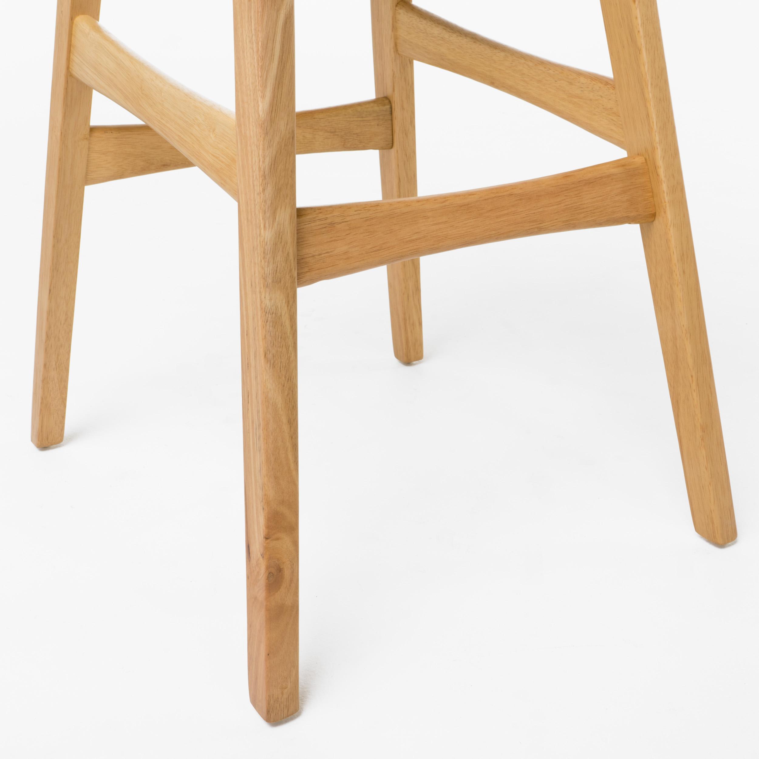 Noble House Jackie 3 Piece Mid-Century Modern Bar Set, Oak, Light Beige