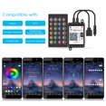 thumbnail image 2 of Yeacher Smart Wifi LED RGB Strip Lights IP65 Waterproof 16.4ft. 5050 Color Changing Lights with Voice & APP & 24 Keys Remote Control Tape Lights Christmas Decoration Light for Home Party Festival, 2 of 8