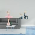 thumbnail image 2 of Escultura De Resina De Bailarina, Regalo De Cumpleaños, Recuerdo Novedoso, Adorno De Escritorio Para Oficina, Sala De Estudio, Estantería, Estatua De Reno, Figura De Ciervo Sentado De Pie,, 2 of 8