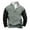 Gray, variant on Dxzfnsa Winter Sweatshirts for Men Mens Casual Fashion Color Block Pullovers Stand Collar Half Zipper Sweatshirts Loose Long Sleeve Sweatshirts