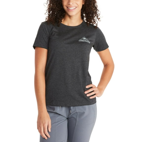 Charter Club Womens Activewear Arrow Logo-Print T-Shirt;Medium