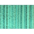 thumbnail image 1 of Ahgly Company Indoor Rectangle Abstract Turquoise Blue Modern Area Rugs, 2' x 4', 1 of 4