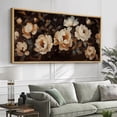 thumbnail image 2 of Large Framed Canvas Print The Abstract Modern Wall Art Decorative Ready to Hang Painting for Living room Bedroom - 60"x30" Natural Frame, 2 of 7