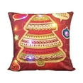 thumbnail image 1 of Housse de Coussin en Lin de Noël 18x18 Pouces avec Fermeture Éclair, Coussin Décoratif Lumineux pour Canapé, Voiture et Baie Vitrée, 1 of 6