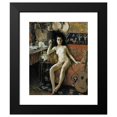 thumbnail image 2 of Akseli Gallen-Kallela 20x24 Black Modern Framed Museum Art Print Titled - Unmasked (1888), 2 of 5