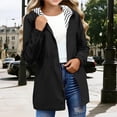 thumbnail image 5 of Girls Lightweight Rain Jacket Hooded Coat Water Resistant Outerwear For Everyday Use Breathable Spring Autumn, 5 of 6
