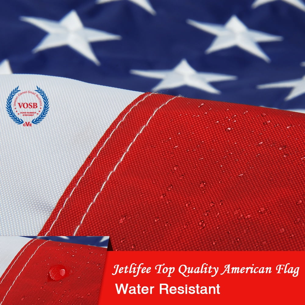 3 ft x 5 ft American Flag with End of Trail Warrior Polyester 