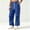Blue Athletic Pants, variant on JOANKDMI Track Pants for Women with Side Stripe High Waisted Drawstring Loose Fit Casual Workout Running Trousers