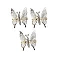thumbnail image 2 of Accesorios elegantes cabello estilo mariposa antideslizantes para mujeres, horquillas de peluquería para niñas, pasadores de pinza , Clip Plata Yinane pasadores de pinza de pelo, 2 of 8