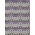 thumbnail image 2 of Addison Rugs Chantille Indoor/Outdoor Transitional Geometric Purple Machine Washable Rectangle Rug, 8' x 10', 2 of 8