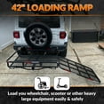 HECASA HitchMounted Cargo Carrier with Mobility Ramp for Disability