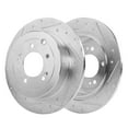 thumbnail image 2 of Detroit Axle - 8pc Brake Kit for 2017 2018 2019 2020 2021 2022 Kia Sportage, Drilled and Slotted Disc Brake Rotors Ceramic Brakes Pads Replacement: 12.60" inch Front and 11.89" inch Rear Rotor, 2 of 8