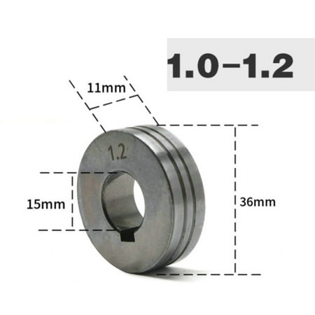 

Suyin 1Pcs 0.8/1.0mm Mig Welder Wire Feed Roller Drive Wheel Guide Feeder Welding