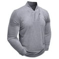 thumbnail image 5 of Mens Thermal Shirts Long Sleeve Slim Fit Lightweight Casual Shirts Pullover Workout T-Shirt &Christmas Tshirts, 5 of 8