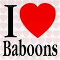 thumbnail image 2 of CafePress - I Love Baboons Infant Creeper - Baby Light Bodysuit, Size Newborn - 24 Months, 2 of 4