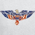 thumbnail image 3 of CafePress - Retro Eagle And USA Flag - Women's Zip Hoodie, 3 of 4