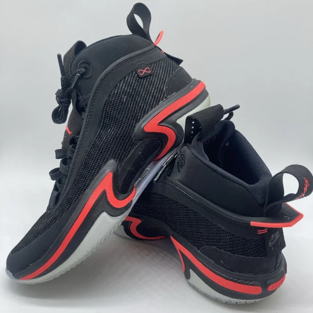 Ni - ke Ni - ke Air Jordan 36 XXXVI Black Infrared Men's Size 8.5 CZ2650-001 Shoes Dusty
