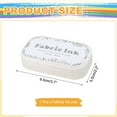 thumbnail image 2 of Uxcell Stamp Ink Pad, 2.2x3.7 Inch White Washable Craft Finger Stamps Pad for Paper Wood Fabric Inkpad DIY Card Making, 2 of 7