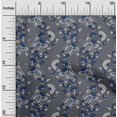 thumbnail image 1 of oneOone Polyester Lycra Fabric Leaves|Floral & Paisley Block Print Fabric BTY 56 Inch Wide, 1 of 4