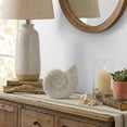 thumbnail image 4 of Decorative Woven Seashell Sculpture Statue - Home Decor Ornament for Bathroom, Office, Room, and Living Room Decor - Perfect Decorations for Shelf and Coffee Table Decor Accent - 7", White, 4 of 16
