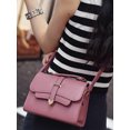 thumbnail image 5 of Gomelly Ladies Tote Bag Large Capacity Handbag PU Leather Shoulder Bags Women Crossbody Travel Satchel Multi Pockets Purse Dark Pink, 5 of 9