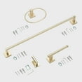thumbnail image 2 of GlideRite 4-Piece Bathroom Hardware Set - 9024-KIT-SQ-CHPG-1, 2 of 8