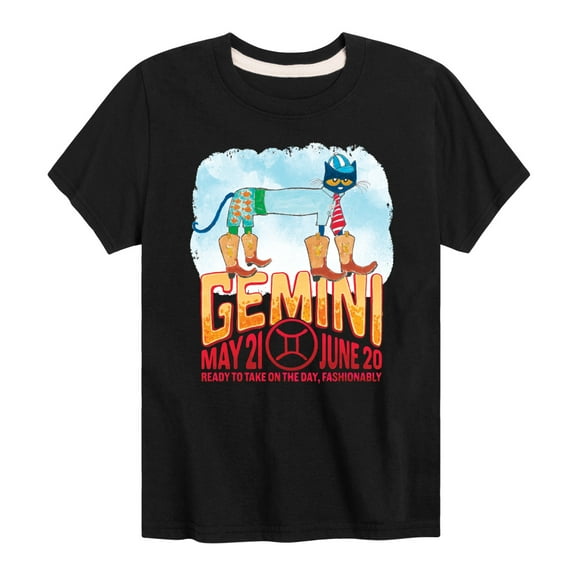 Pete The Cat - Gemini - Toddler And Youth Short Sleeve Graphic