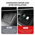thumbnail image 5 of Car Wireless Charging 2in1 Silicone Pad For Tesla Model Y Juniper 2025 Phone Earphone Anti-Slip Protector Mat Washable Dust - Resistant Dual Wireless Charger Pad, 5 of 24