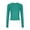 X60_Green, variant on Akmaiox Long Sleeve Shirts for Women, Solid Color Crew Neck Trendy Going Out Tops, Slim Fitted Base Layer Undershirts Stretchy Basic Tees