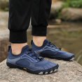 thumbnail image 6 of NOKIO Men's Sneakers Comfortable Wide Width Athlet𝗂c Shoes S𝗅ip On Elastic Adjuatable Strap Cycling Shoes Outdoor Sport Wading Shoes Lightweight Anti-S𝗅ip Swim Shoes, 6 of 6