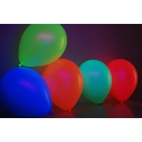 New 100 Pieces Uv Neon Glow Balloons And 53 Ft Neon Streamers