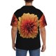 thumbnail image 3 of Fotbe Orange Dalia Camisa Estampada de Manga Corta para Hombre, Casual de Verano, Estilo Playero, Sin Arrugas-X-Large, 3 of 5