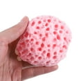 thumbnail image 3 of Unique Bargains 1 Pc Bath Shower Loofah Sponge Body Scrubber for Bathroom 3.93"x3.54" Pink, 3 of 5