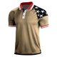 thumbnail image 1 of European And American Men's Retro Outdoor Top Digital Printing Short-sleeved Top L, 1 of 3